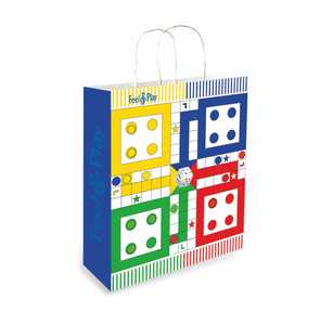 Bolsas de Papel Kraft con Logotipo Personalizado, Bolsas de Compra Ecológicas, Bolsas de Papel al por Mayor con Asas, Suministro del Fabricante - Product Image 1