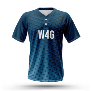 Green Polka Dot Baseball Jersey Men's Short Sleeve Sublimated Print Breathable <b>Polyester</b> Regular Fit All Seasons Apparel - Product Image 4