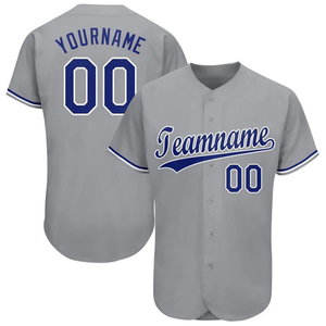 Custom Full Button Baseball Jersey Uniform Breathable Youth Adults Men Women <b>Athletic</b> Apparel - Product Image 1
