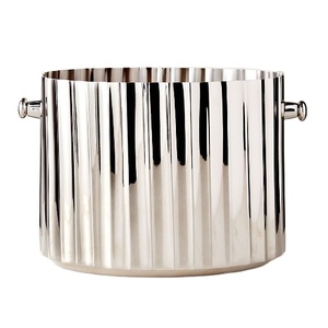 Cubo de vino de acero inoxidable de calidad de lujo y portabotellas, diseño fabuloso, decoración del hogar, artículos de mesa, Cubo de vino - Product Image 1