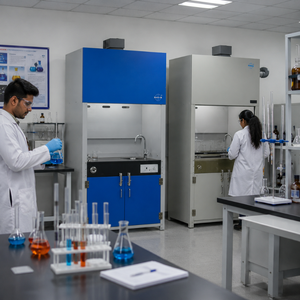 Campana de Extracción de Gases para Laboratorio Químico, Gabinete de Seguridad con Ventilación y Fregadero para Estación de Trabajo de Investigación |   Certificado OEM de Grado de Exportación - Product Image 2