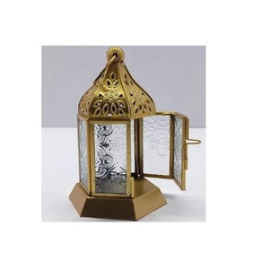 Farol Metálico de Alta Calidad para Decoración del Hogar, Decoración de Bodas, Decoración de Ventanas, Producto para Mesa - Product Image 1