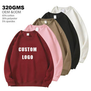 Factory Cheap Oversize <b>Men's</b> Round Neck Sweaters Printing Embroidery <b>Men</b> <b>Pullover</b> Sweatshirts - Product Image 3