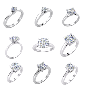 Divya Creations - Diamante Cultivado en Laboratorio de Alta Calidad, Plata 925 con Baño de Rodio, Color E, Lujo, 1.02ct, Certificado IGI, Corte Brillante, Regalo de Boda - Product Image 3