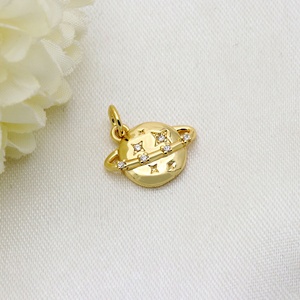 จี้รูปดาวประดับเพชรคิวบิกเซอร์โคเนียชุบทองคำขาว 925 ขายส่งจาก Memoria Jewels - Product Image 2