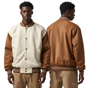 Chaqueta Varsity Premium de Lujo para Hombre, Ropa de Invierno Gruesa - Product Image 1