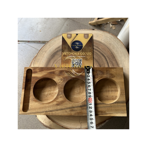 Vietchoice Eco Friendly Natural Wooden Reusable Drink Coaster Heat Resistant Waterproof Wedding <b>Table</b> <b>Protector</b> Made Vietnam - Product Image 2
