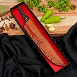 Couteau de chef artisanal en cuivre damas 440C et acier 316 avec manche en wengé, cadeau pour cuisinier, couteau de camping en plein air - Product Image 6