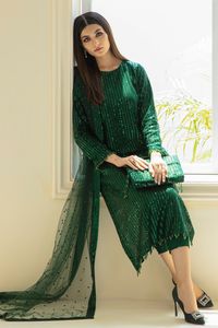 Magnifiques tenues de fête, costumes 3 pièces, robes de soirée, style pakistanais traditionnel, taille personnalisée, choix de couleur - Product Image 2