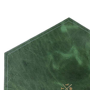 Manteles Individuales de Cuero Genuino, Manteles Individuales de Cuero Vegano, Manteles Individuales Irregulares, Ecológicos, Impermeables, Juego de 4 Manteles de Cuero de Lujo - Product Image 2