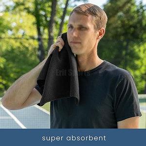 Serviettes de sport personnalisées en coton 100 % doux et lisses, dernière conception 2026, vente en gros, couleur personnalisée - Product Image 2