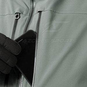 Veste coupe-vent pour homme à capuche, légère, respirante, imperméable, séchage rapide, écologique, randonnée, course à pied, sports de plein air - Product Image 3