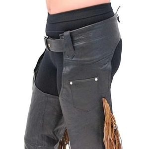 Pantalones de Montar a Caballo y Motocicleta, Estilo Inglés, 100% Cuero Vacuno Original de Primera Calidad, Personalizables - Product Image 5