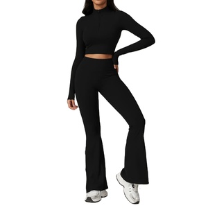 Yoga Gym Set Leggings Breasted Smooth and Comfortable Sports Bra Tight Fitting Workout Set Workout Clothes for Women - Product Image 4