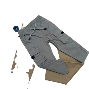 Pantalon de survêtement baggy décontracté 100% coton pour hommes pantalon long cargo de travail respirant et écologique taille moyenne coupe ample coloré - Product Image 4