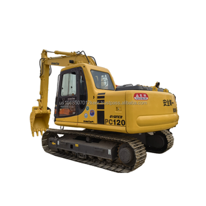รถขุดตีนตะขาบไฮดรอลิก12ตันใช้ PC120-6 Komatsu ปั๊มส่วนประกอบหลักของญี่ปุ่น0.5mÂ บัคเก็ต - Product Image 1