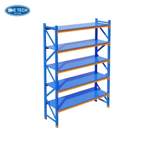 OneTech 5 tiers Metallic Steel Warehouse MEDIUM-DUTY <b>RACKING</b> 500kg Load Capacity Corrosion Protected for Garage <b>Storage</b> - Product Image 5