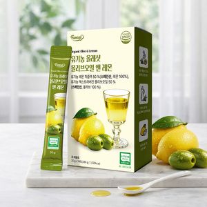 Jus de citron biologique Funeat antioxydant, jus d'olive NFC, détox oral liquide avec huile d'olive extra vierge (20g X 14 bâtonnets) - Product Image 3