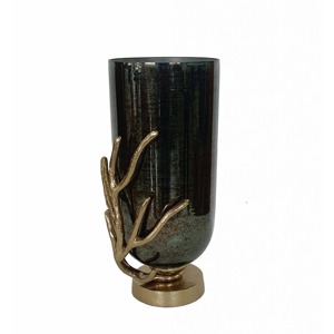 Jarrón de Mesa Contemporáneo de Bronce con Diseño de Coral, Decoración Metálica Hecha a Mano para el Hogar, Decoración Artística para Interiores - Product Image 5