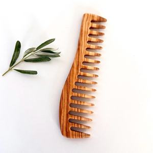Peigne en bois fait main le plus vendu, à dents fines, pour un coiffage soigné et l'entretien de la barbe, peigne en bois naturel - Product Image 5