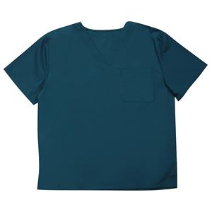 Women's V-Neck <b>Scrub</b> <b>Top</b> With Pocket Woven Cotton Polyester Hospital Uniform Blouse Most selling product - Product Image 1