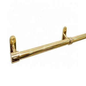 Perchero de techo decorativo de latón, desmontable, con acabado dorado, para ropa, para dormitorio o habitación de invitados - Product Image 3