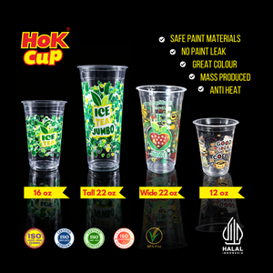 Custom Printing 22 Oz Polypropylene PP Plastic Cup Natural Tall Size for Iced Coffee made in Indonesia - Product Image 6