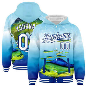 Sudadera con Capucha Sublimada para Hombre, Chaqueta de Forro Polar, Transpirable, con Estampado Personalizado para Equipos, Ropa Deportiva de Invierno, Sudadera Urbana, Ropa para Equipos - Product Image 1