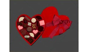 TH CBB-0179 Custom Heart Shaped Chocolate Gift <b>Box</b> with Ribbon Bow, Luxury Paper Packaging for <b>Valentine</b> and Special Occasions - Product Image 3