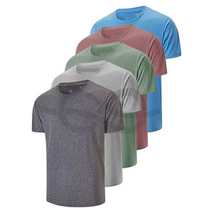 เสื้อยืดผู้ชายสำหรับออกกำลังกาย วิ่ง ฟิตเนส แขนสั้น ระบายอากาศได้ดี ซับเหงื่อ แห้งเร็ว ผลิตจากไมโครไฟเบอร์ - Product Image 1