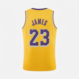 Maillot de basket-ball pour homme Lakers James 23, vêtements de sport professionnels, impression par sublimation, tissu en maille respirant, durable, pour l'extérieur - Product Image 2