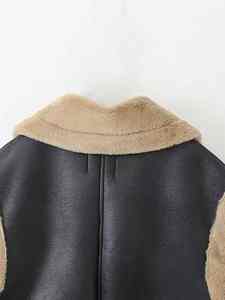 Chaleco Corto Reversible Personalizado al por Mayor, Chaleco Retro con Solapa, Sin Mangas, con Cierre, Ropa Exterior para Hombre, Chaleco Elegante - Product Image 2