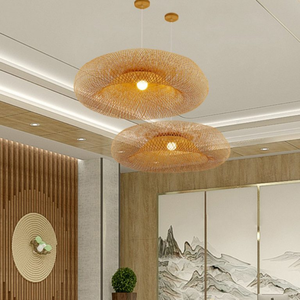 Bamboo <b>Ceiling</b> <b>Light</b> with Handcrafted Design Eco Friendly Material and Elegant Appearance Suitable for Home Decor - Product Image 2