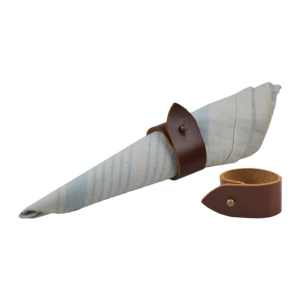 Anneau de serviette en cuir vintage pour hôtels, fournitures de table, décoration de fête, vente en gros - Product Image 6