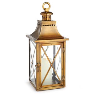 Premium Metal Candle <b>Lantern</b> Modern Decorative <b>Hurricane</b> <b>Lantern</b> Tabletop Patio Wedding Decoration Display - Product Image 6