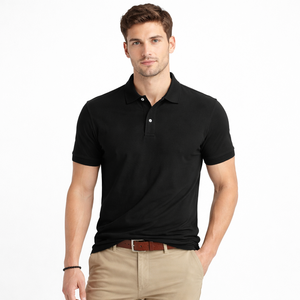 Chemise pour homme de haute qualité en coton classique premium, tissu doux sur le devant, respirant, séchage rapide, élégante, décontractée, confortable - Product Image 5