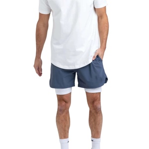 Vente chaude 100% Short de gymnastique en coton pour hommes Style solide respirant et polaire pour l'entraînement et le sport - Product Image 2