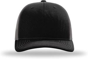 Black And White Mesh Trucker <b>Hat</b> 6-Panel Adjustable Unisex Casual Cap Spring <b>Summer</b> Style - Product Image 2