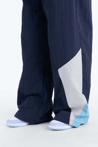 Pantalones Parachute de Pierna Ancha con Bloques de Color para Mujer, con Cordón Ajustable, Estilo Casual Urbano, OEM, Marca Privada, Pantalones para Hombre - Product Image 3