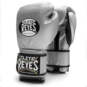 Guantes de Boxeo Cleto Reyes Personalizados en Verde y Dorado, de Cuero, con Cordones, Correa de Muñeca Ajustable, Profesionales, para Entrenamiento de Adultos - Product Image 5