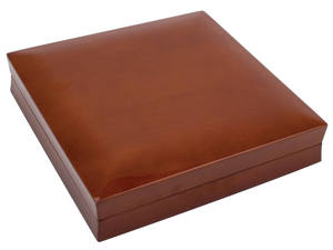 Luxury Wooden Jewelry Gift Box with Velvet Interior Premium Necklace Storage <b>Display</b> <b>Case</b> for Women - Product Image 2