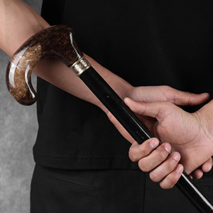 Bâton de marche en bois dur naturel pour les aventures en plein air, canne de marche en bois artisanale de qualité supérieure, vente en gros par AYAANS CREATIONS - Product Image 4