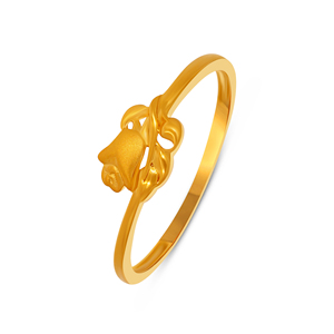 Bague Fleur Rose en Or Jaune 18 carats pour Femme – Design Floral Élégant, Bijou Fin Minimaliste Fait Main, Bague en Or Tendance, Vente en Gros - Product Image 1