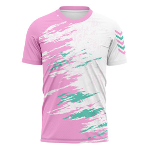 Vêtements d'entraînement actifs pour hommes, vêtements de sport en polyester à séchage rapide, logo personnalisé, t-shirts de sport pour la salle de sport, la course à pied et la remise en forme, couleur personnalisée 20 - Product Image 5