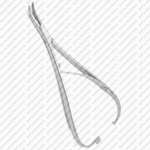 High Quality Needle Holder Ligature Pliers Curved Smaha Tip Dental Surgical Instrument Stainless Steel OEM CE Certified - Product Image 5