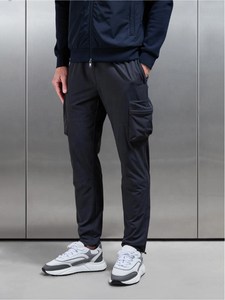 Pantalones Jogger Cargo Ligeros para Hombre, Cintura Elástica, Poliéster/Algodón, Múltiples Bolsillos, para Viajes y Uso al Aire Libre - Product Image 1