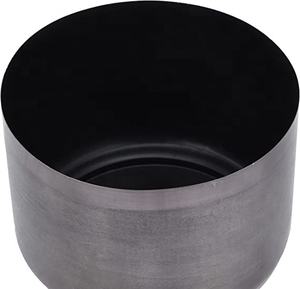 Pot de fleur décoratif intérieur extérieur en métal moderne pour salon cuisine bureau patio entrée noir personnalisation - Product Image 4