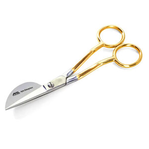 Tijeras de Bordado Profesionales de Acero Inoxidable con Mango Dorado, Tipo Pico de Pato, para Instrumentos Médicos - Product Image 5