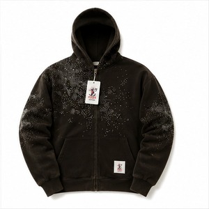 Sudadera con Pedrería para Hombre, Estilo Moderno, Sensación de Algodón Suave, Diseño con Pedrería Brillante, Prenda Esencial para Uso Diario - Product Image 1