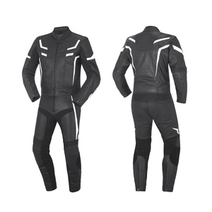ชุดแข่งรถมอเตอร์ไซด์หนัง1ชิ้นชุดหนังสำหรับไบเกอร์มอเตอร์ไซด์ - Product Image 1